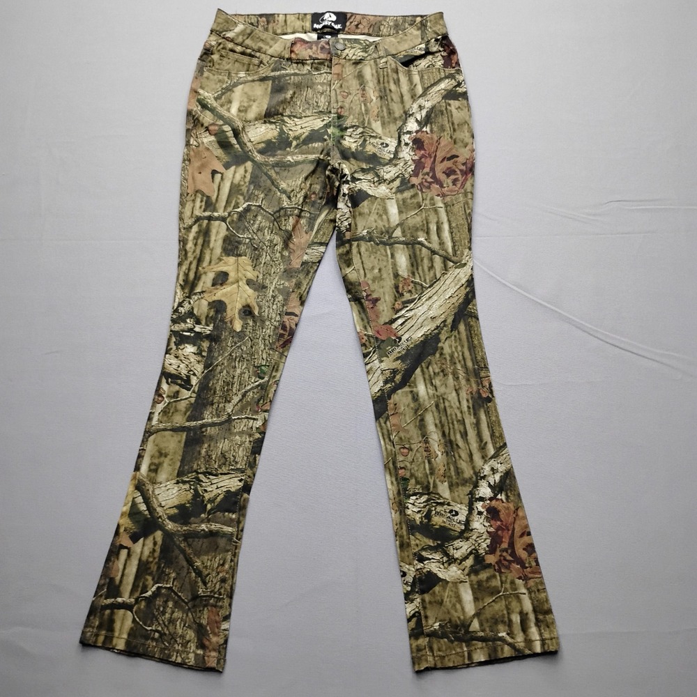 Mossy Oak Break-Up Infinity Camo‎ Pants Womens 8 Bootcut Stretch Hunting